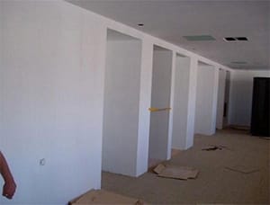 Aislamiento acústico de pared de pladur - drywall - gypsum board (placas  de cartón yeso) 